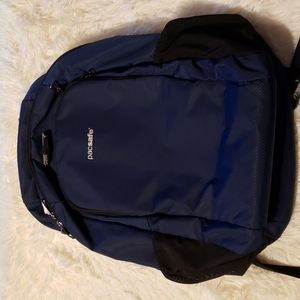 Pacsafe Blue and Black Men's Backpack